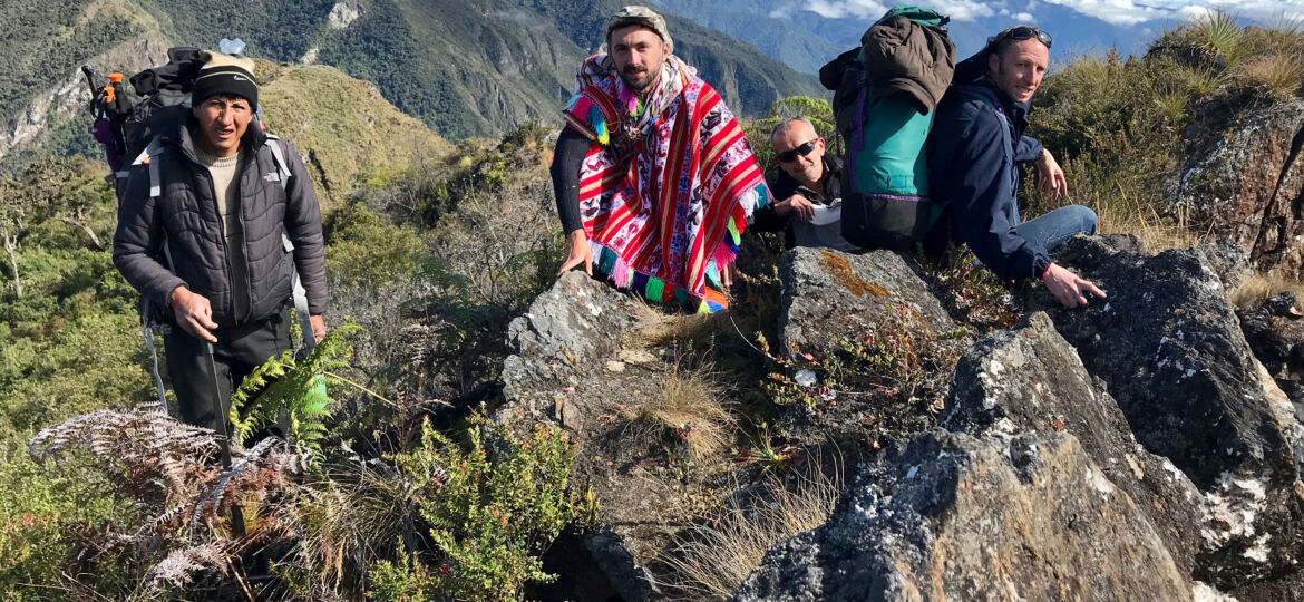 Paititi Research team in Peruvian mountains